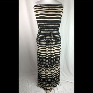 J Crew Strapless Maxi Dress